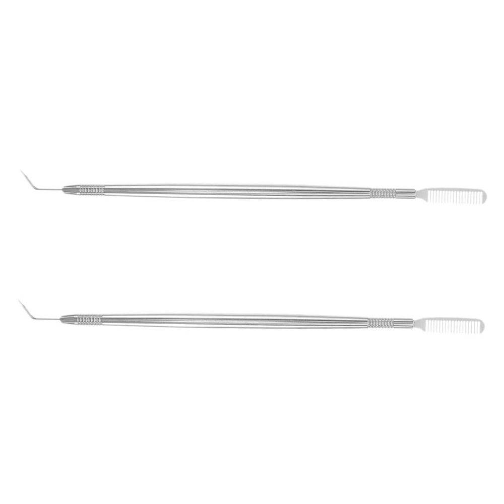 Gogogmee 2-Piece Eyelash Extension Tool Set with Stainless Steel Separation Comb