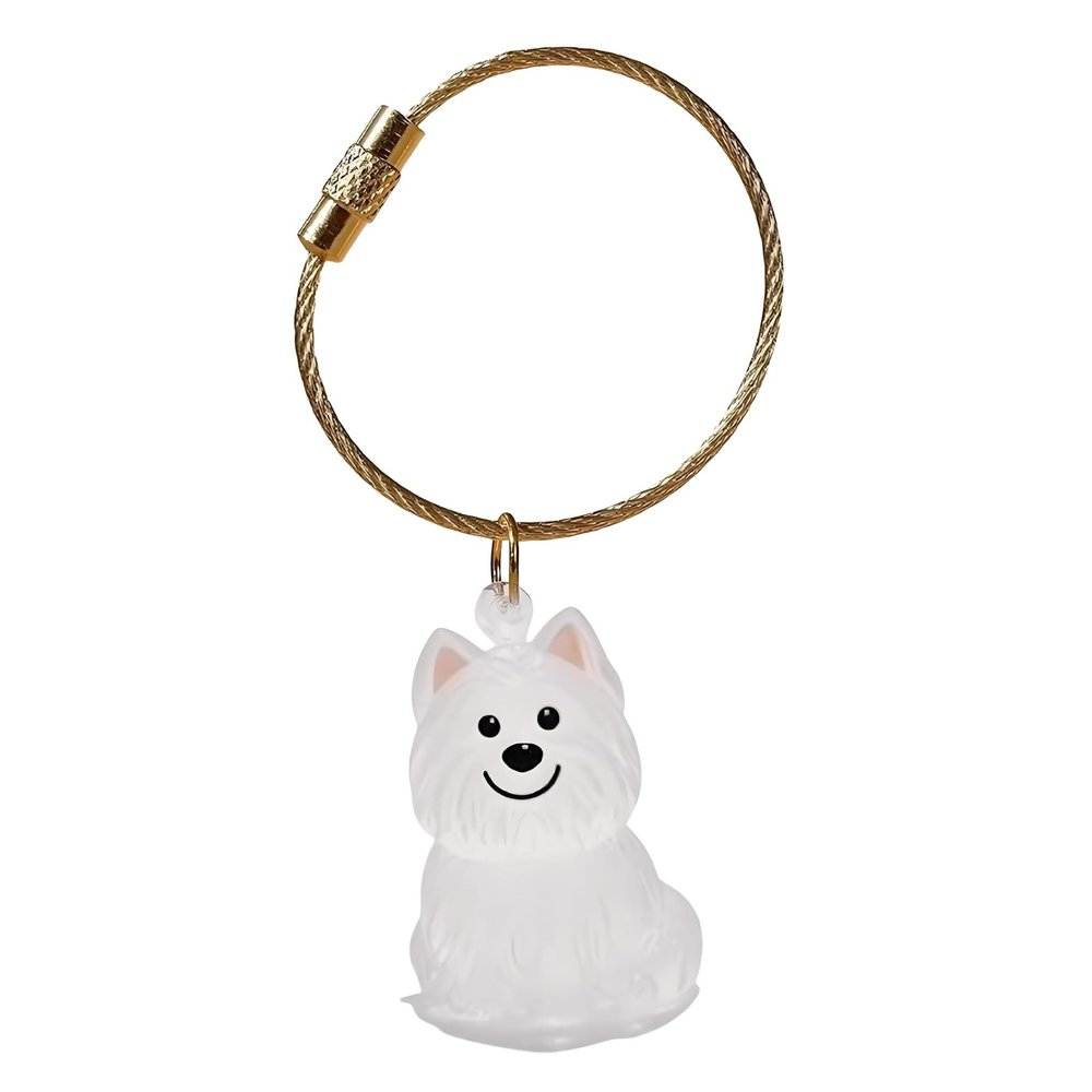 XuQiZZpp Pet Memorial Keychain for Dog Hair or Ashes