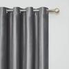 HANGEENGS Velvet Curtains, Opaque, Gray, 130 x 245 cm (W x H) view 2