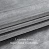 HANGEENGS Velvet Curtains, Opaque, Gray, 130 x 245 cm (W x H) view 3