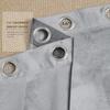 HANGEENGS Velvet Curtains, Opaque, Gray, 130 x 245 cm (W x H) view 4