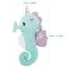WOONEKY Soft Plush Squeaky Dog Toy view 2
