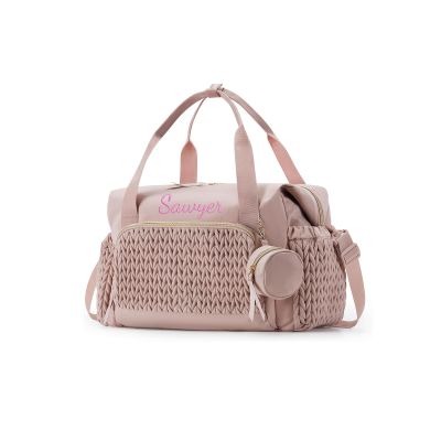 Customizable Large Diaper Backpack for Moms, Pink, Large