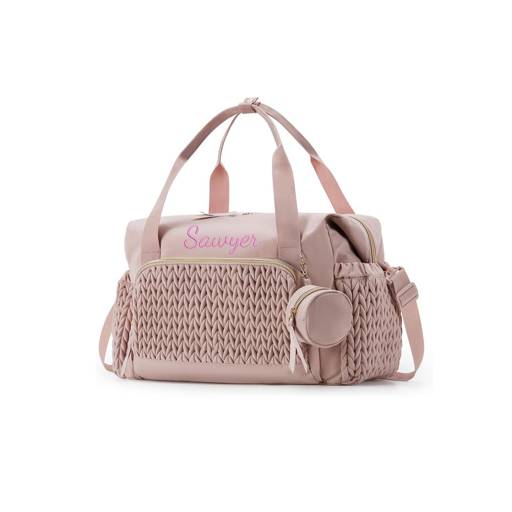 Customizable Large Diaper Backpack for Moms, Pink, Large