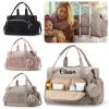 Customizable Large Diaper Backpack for Moms, Pink, Large view 4