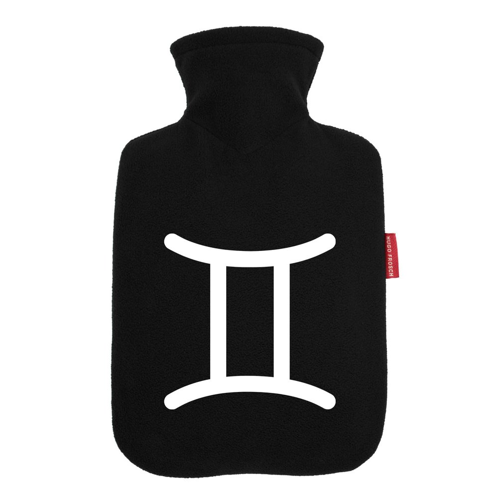 Huuraa Gemini Zodiac Sign Gift Hot Water Bottle