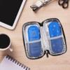 Portable Insulin Cooler Bag with 2 Ice Packs, Black Oxford Fabric view 4