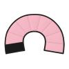Depets Soft Pink Adjustable Recovery Cone for Dogs and Cats view 2