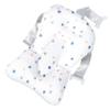 Non-Slip Baby Bath Pillow Made of Cotton Fabric with Foam Particles, White view 1
