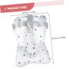 Non-Slip Baby Bath Pillow Made of Cotton Fabric with Foam Particles, White view 2