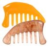 MUCKLILY Gua Sha Comb for Scalp Massage and Muscle Relaxation, 2-Piece Resin Set with 8 Teeth view 1