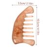 MUCKLILY Gua Sha Comb for Scalp Massage and Muscle Relaxation, 2-Piece Resin Set with 8 Teeth view 2