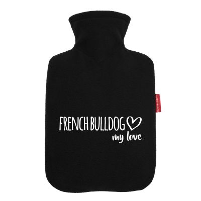 Huuraa French Bulldog My Love Hot Water Bottle Gift