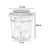 NESPIQ Wooden Foot Bath Bucket view 2