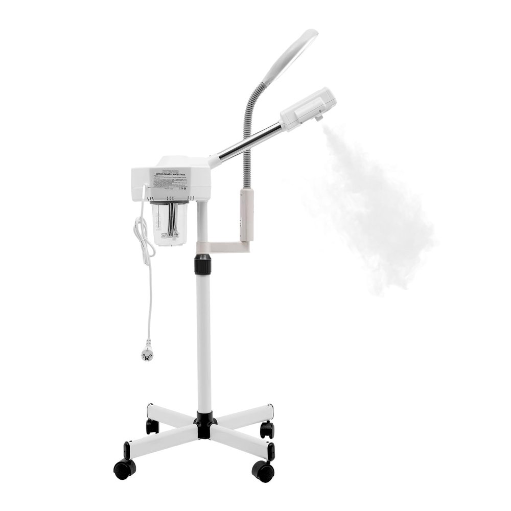 2-in-1 Facial Steamer with 5X Magnifying Lamp