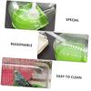 Abaodam Hanging Bird Bath for Small Parrots, PVC, Green, 1 Set view 2