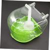 Abaodam Hanging Bird Bath for Small Parrots, PVC, Green, 1 Set view 4