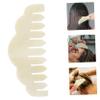 Wavy Jade Stone Comb for Head Massage, 1 Pc. view 2