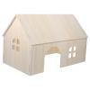 JOINPAYA Large Wooden House for Small Animals, Hamster Playground, Rodent Mat and Hideout view 1