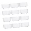 JUMPLAWN 30 Pack Acrylic Reptile Feeding Bowls view 1