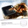 JUMPLAWN 30 Pack Acrylic Reptile Feeding Bowls view 3
