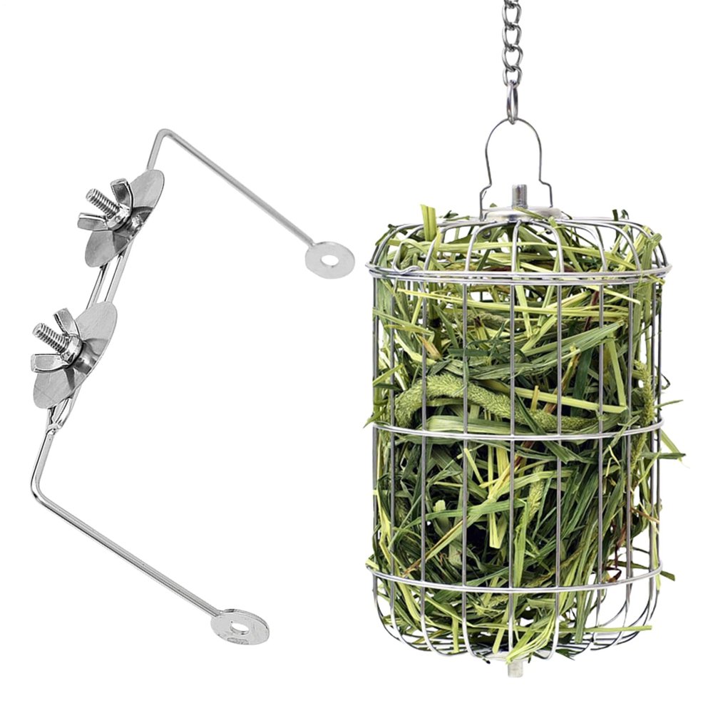 Hanging Hay Rack and Grass Feeder