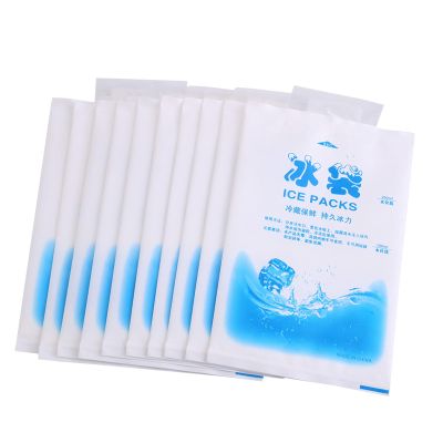 Sorandy Reusable Hot and Cold Gel Soft Ice Packs, Picnic Food Storage Cooler Bag, Injury Treatment (Thickened, 200 ml)