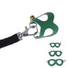 Pretfy Hamster Harness and Leash Set, Faux Leather, Green view 1