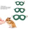 Sonew Soft Leather Hamster Harness and Leash Set with Bells - Red view 3