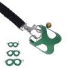 Sonew Soft Leather Hamster Harness and Leash Set with Bells - Red view 4