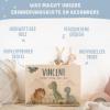 hellomini Personalized Baby Keepsake Box with Name, Wooden Memory Box, Gift for Girls and Boys, Dinoworld, XS 20 x 15 x 10 cm view 4