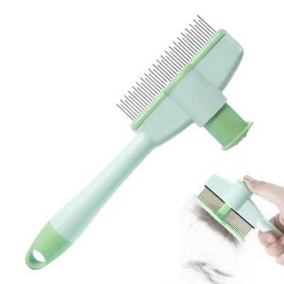 Flea Comb and Deshedding Grooming Brush for Cats and Dogs