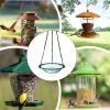 Outdoor Bird Bath - Decorative Metal Birdbath for Garden, Lawn, Balcony, or Tree view 4