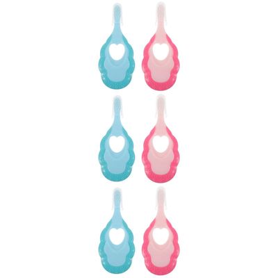SHERCHPRY Toddler Toothbrushes, 2 Pieces × 3, Soft Bristles, Portable, Colorful Design