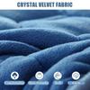 LDLCYCN 5 cm Thick Memory Foam Lash Bed Topper, Non-Slip Massage Table Mattress Pad, No Hole, Coffee, 180 x 70 cm view 2
