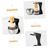 Veemoon Clear Acrylic Razor and Shaving Brush Stand Set view 3