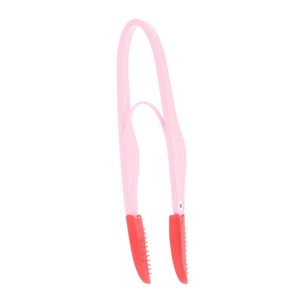 Pink Plastic and Silicone Eye-Cleaning Brush for Dogs