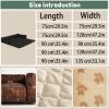 BLGVGKLPNT Pet Cooling Mat, Soft Reversible Dog Bed, Black, 90 x 120 cm view 2