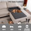 BLGVGKLPNT Pet Cooling Mat, Soft Reversible Dog Bed, Black, 90 x 120 cm view 4