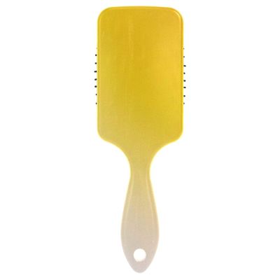 Yellow Gradient Scalp Massage Hair Brush for Wet and Dry Hair