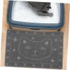 TOYANDONA Cat Litter Mat, Non-Slip and Durable view 4