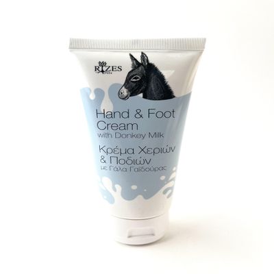 Rizes Crete Hand and Foot Cream with Donkey Milk, 100 ml