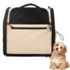Duuclume Bicycle Basket for Dogs and Cats, Foldable Front-Mounted Pet Carrier with Shoulder Strap, 3-Sided Mesh Ventilation, up to 7 kg view 1