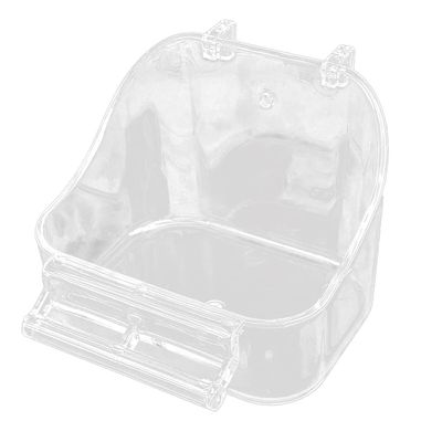 ZYKEJJDDAK Parrot Bird Bath Box for Cages