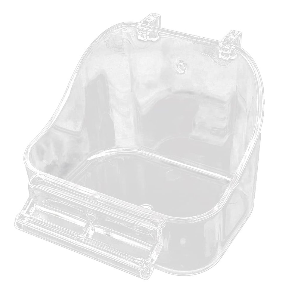 ZYKEJJDDAK Parrot Bird Bath Box for Cages