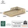 smartwood Children's Bed 140 x 200 cm with Fall Protection, Wood, Pink, TILA 6 view 3
