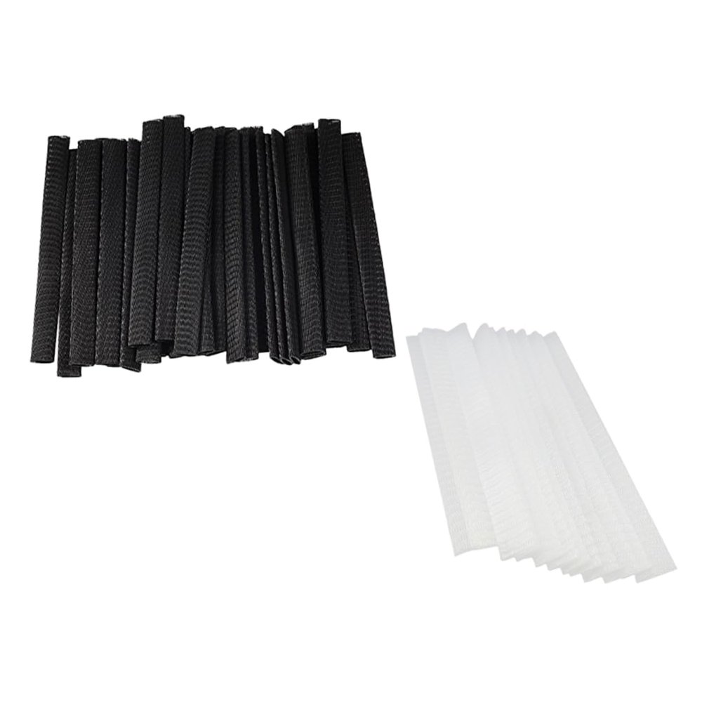 100-Piece Mesh Protective Sleeves for Makeup and Artist Brushes