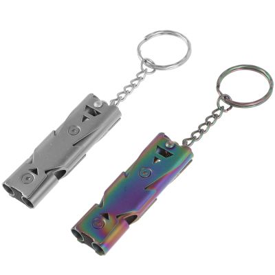 JUMPLAWN 2-Piece Stainless Steel Dog Whistles for Puppy Training, Lightweight and Easy to Use