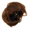 Abaodam Funny Pet Wig with Brown Bangs, Breathable Nylon Fiber, Adjustable Dog Party Hair Accessory for Cosplay and Pet Parties, Random Color view 1
