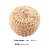 Oval Yellow Sisal Bath Sponges, 5 Count, for Body Cleansing view 2